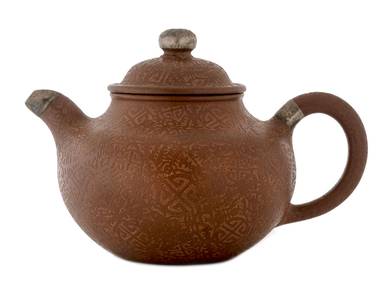 Teapot kintsugi Fully handmade silver wrapping # 42478 clay lao tzu ni 297 ml