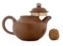 Teapot Fully handmade silver wrapping # 42478 clay lao tzu ni 297 ml