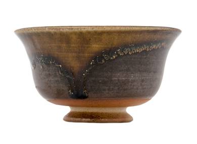 Cup handmade Moychay # 42765 wood firingceramic 114 ml