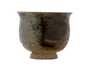 Cup handmade Moychay # 42766 wood firingceramic 71 ml