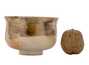 Cup handmade Moychay # 42771 wood firingceramic 120 ml