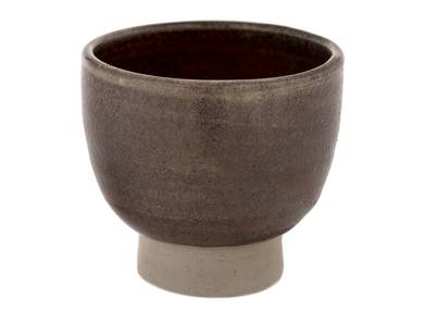 Cup handmade Moychay # 42833 wood firingceramic 208 ml
