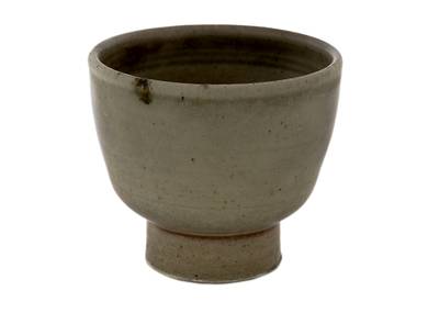 Cup handmade Moychay # 42834 wood firingceramic 210 ml