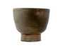 Cup handmade Moychay # 42834 wood firingceramic 210 ml