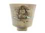 Cup handmade Moychay # 42954 Artistic image 'Buddha Statue in Leshan' ceramichand painting 52 ml
