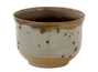 Cup handmade Moychay # 42963 Artistic image 'Nest' wood firingceramichand painting 67 ml