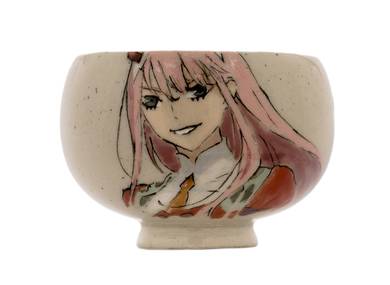 Cup handmade Moychay # 42971 Artistic image 'Anime 1' ceramichand painting 119 ml