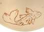 Cup handmade Moychay # 43016 Artistic image 'Fishes 1' ceramichand painting 58 ml