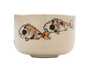 Cup handmade Moychay # 43064 series of 'Carps' ceramichand painting 55 ml