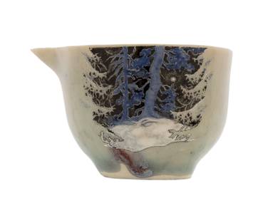 Gundaobey handmade Moychay # 43122 Artistic image 'In the thicket' ceramichand painting 220 ml