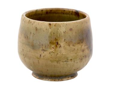 Cup handmade Moychay # 43145 wood firingceramic 70 ml