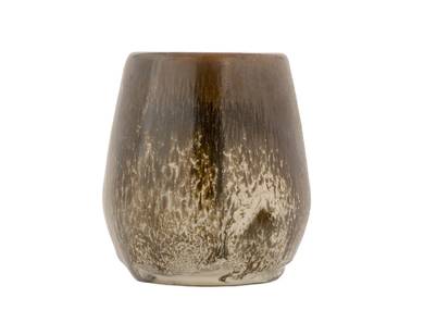 Cup handmade Moychay # 43148 wood firingceramic 176 ml