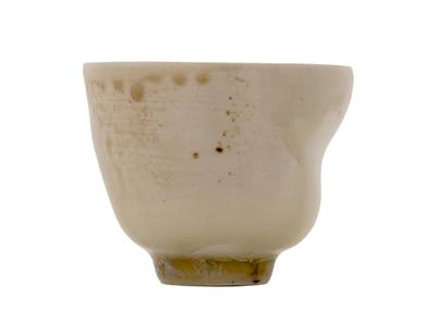 Cup handmade Moychay # 43152 wood firingceramic 113 ml