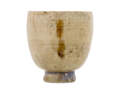 Cup handmade Moychay # 43160 wood firingceramic 111 ml