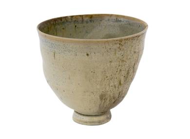 Cup handmade Moychay # 43166 wood firingceramic 180 ml
