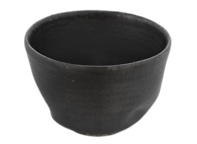 Cup handmade Moychay # 43204 wood firingceramic 108 ml