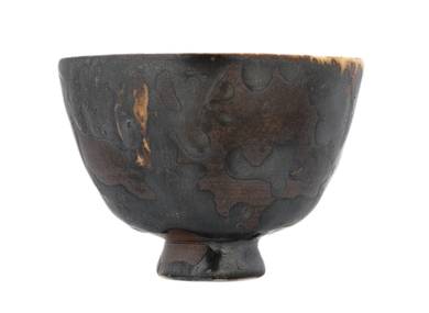 Cup handmade Moychay # 43206 wood firingceramic 135 ml