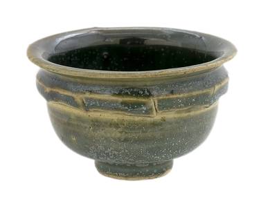 Cup handmade Moychay # 43210 wood firingceramic 130 ml