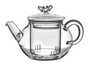 Teapot # 43475 fireproof glass 175 ml