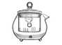 Teapot # 43476 fireproof glass 200 ml