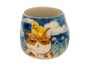 Cup handmade Moychay # 43515 ceramichand painting 123 ml