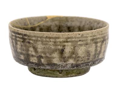 Cup kintsugi handmade Moychay # 43534 wood firingceramic 93 ml