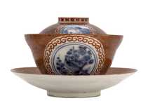 Gaiwan Japan # 43558 hand paintingeggshell porcelain 110 ml
