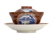 Gaiwan Japan # 43559 hand paintingeggshell porcelain 110 ml
