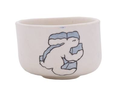 Cup Moychay 'Three-dimensional rabbit' # 43873 ceramichand painting 55 ml