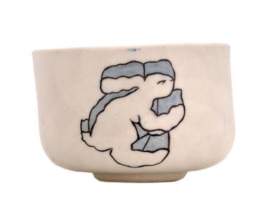Cup Moychay 'Three-dimensional rabbit' # 43873 ceramichand painting 55 ml