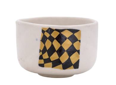 Cup Moychay 'The Golden Cage' # 43878 ceramichand painting 55 ml