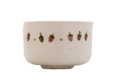 Cup Moychay 'Strawberry example' # 43907 ceramichand painting 55 ml