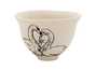 Cup Moychay 'Swans' # 43920 ceramichand painting 68 ml