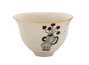 Cup Moychay 'Flowers in a vase' # 43945 ceramichand painting 68 ml