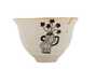 Cup Moychay 'Flowers in a vase' # 43945 ceramichand painting 68 ml