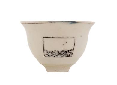 Cup Moychay series of 'Window' # 43946 ceramichand painting 68 ml