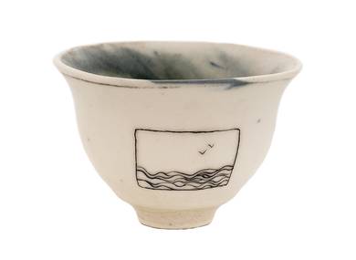 Cup Moychay series of 'Window' # 43946 ceramichand painting 68 ml