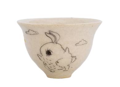 Cup Moychay series of 'Sunny bunnies' # 43949 ceramichand painting 68 ml
