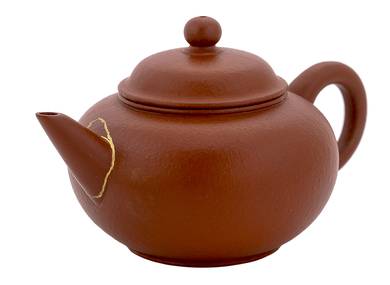 Teapot kintsugi # 44005 yixing clay 165 ml