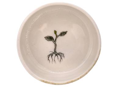 Cup Moychay series of 'Tea Sprouts' # 44403 ceramichand painting 66 ml
