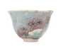 Cup Moychay series of 'Pilea variegata' # 44413 ceramichand painting 53 ml