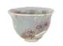 Cup Moychay series of 'Pilea variegata' # 44413 ceramichand painting 53 ml