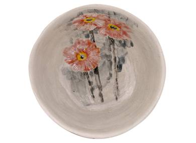 Cup handmade Moychay 'Poppies' # 44462 ceramichand painting 165 ml