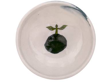 Cup Moychay series of 'Kokedama' # 44532 ceramichand painting 34 ml