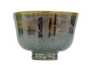 Cup handmade Moychay # 44882 wood firingceramic 90 ml
