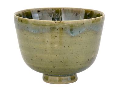 Cup handmade Moychay # 44883 wood firingceramic 90 ml