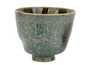 Cup handmade Moychay # 44890 wood firingceramic 75 ml