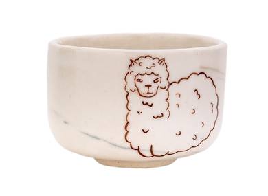 Cup Moychay 'Lama' # 44980 ceramichand painting 45 ml