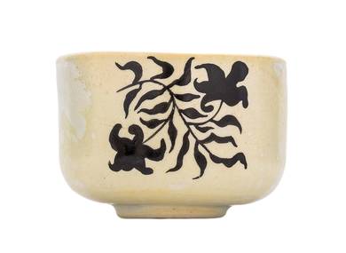 Cup Moychay series of 'Floral ornament' # 44991 ceramichand painting 45 ml