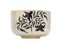 Cup Moychay series of 'Floral ornament' # 44994 ceramichand painting 45 ml
